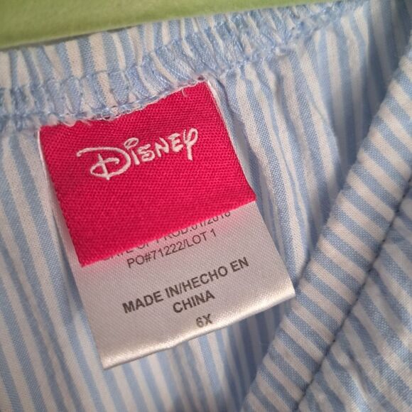 Disney Blue and White Striped Minnie Mouse Bow Dress - Picture 3 of 5